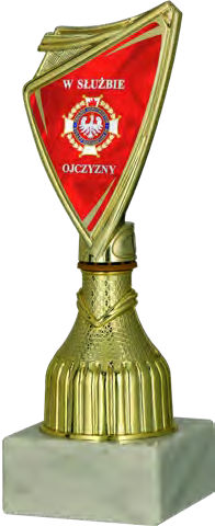 Statuetka tematyczna 9297/FIR2 — Emblemat strażacki