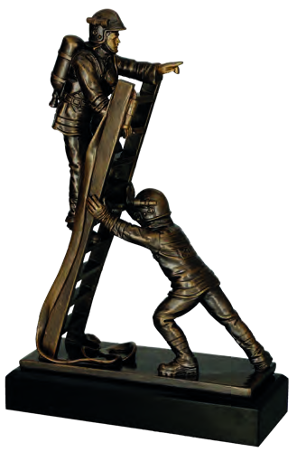 Statuetka odlewana RFST3052/BR — Straż pożarna — 30 cm