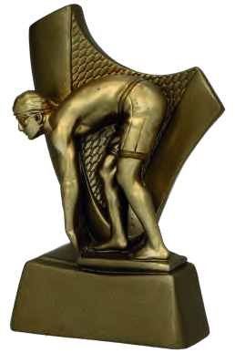 Statuetka RP4018 — Pływak na starcie — 10 cm