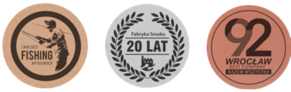 Emblemat personalizowany — laminat