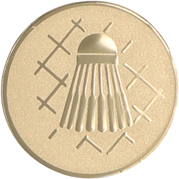 Emblemat aluminiowy A45 — Badminton