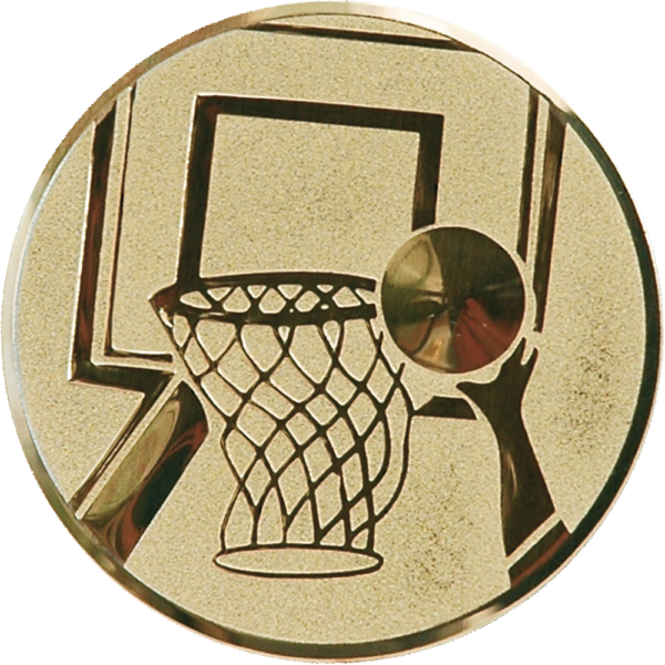 Emblemat aluminiowy A8 — Koszykówka