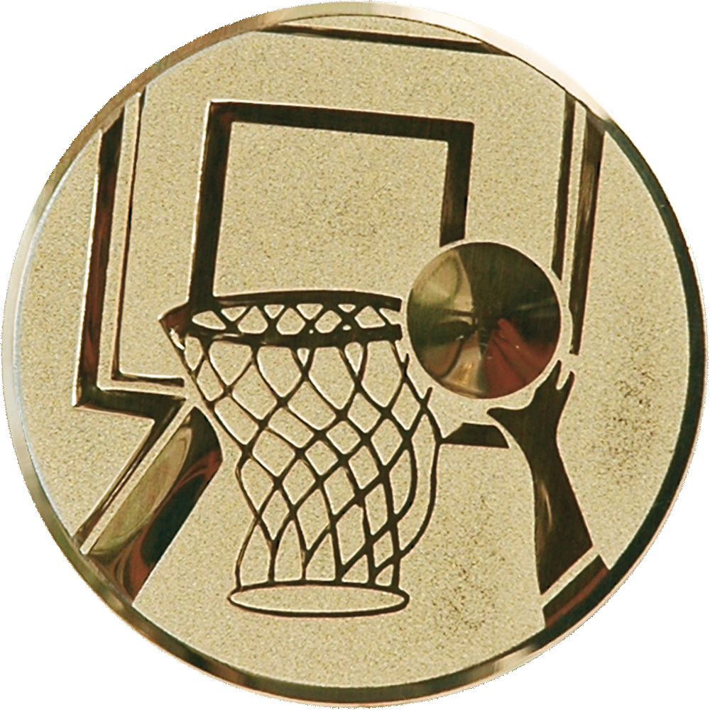 Emblemat aluminiowy A8 — Koszykówka