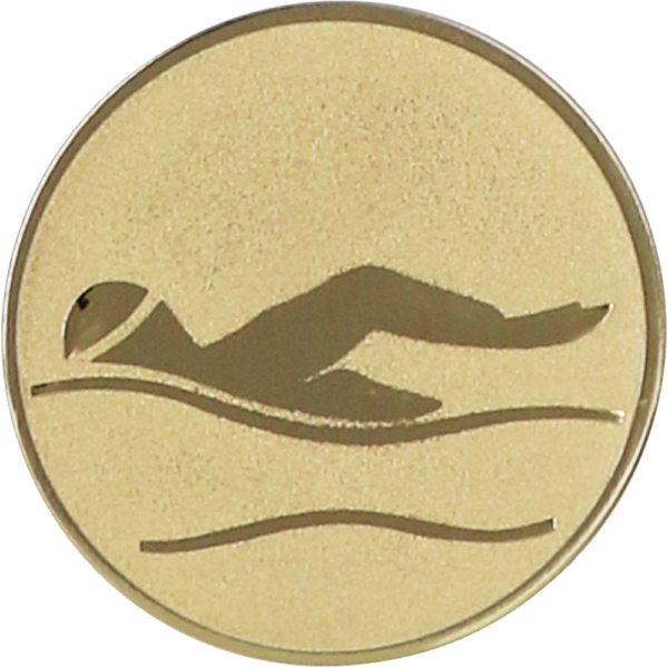 Emblemat aluminiowy A9 — Pływanie