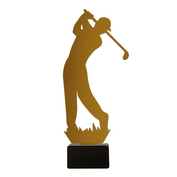 Statuetka metalowa ML-GOLF2 — Golfista — 21 cm
