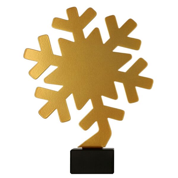 Statuetka metalowa ML-SNO3 — Płatek śniegu — 21 cm