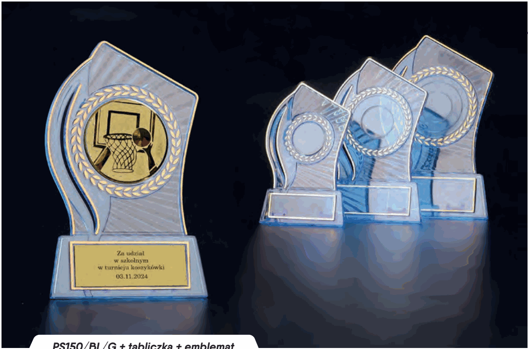 Trofeum plastikowe PS1/BL/G