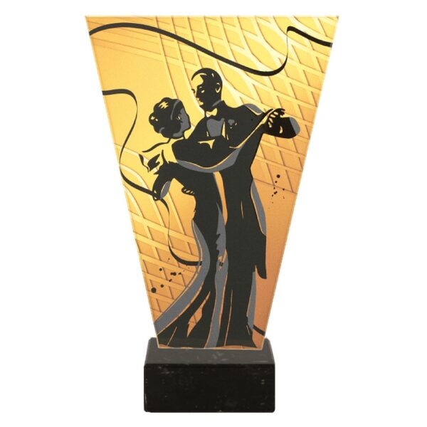 Statuetka szklana VL1/DAN1/BK — Tańcząca para