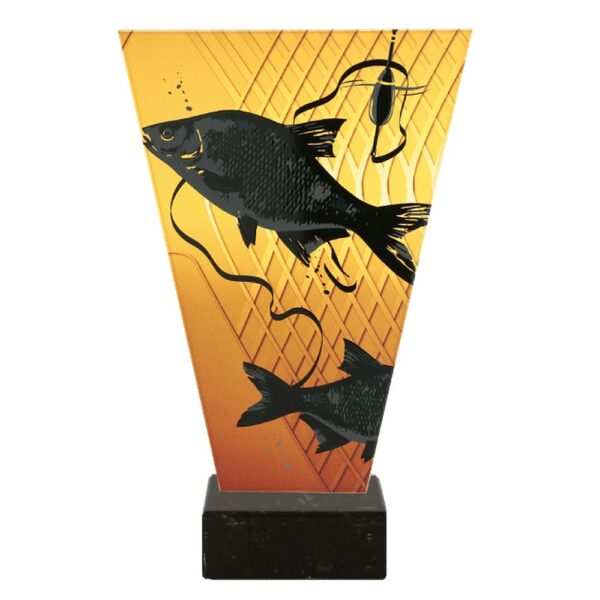 Statuetka szklana VL1/FIS1/BK — Ryby