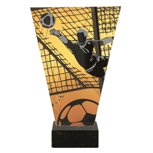 Statuetka szklana VL1/SOC4/BK — Bramkarz