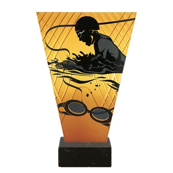 Statuetka szklana VL1/SWI/BK — Pływak