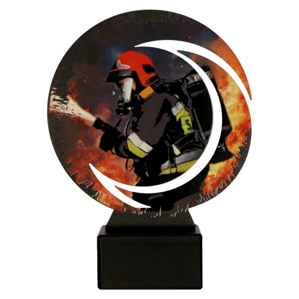 Statuetka metalowa WR-FIR — Strażak