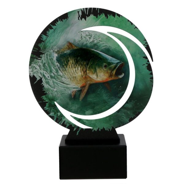 Statuetka metalowa WR-FIS2 — Ryba