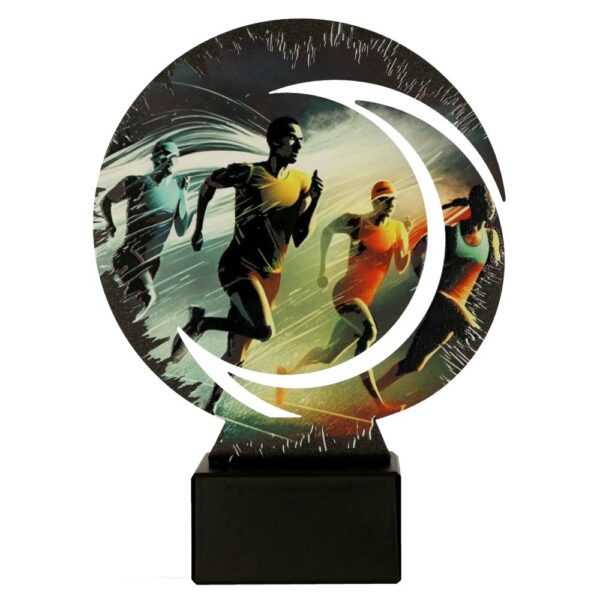 Statuetka metalowa WR-RUN — Biegacze