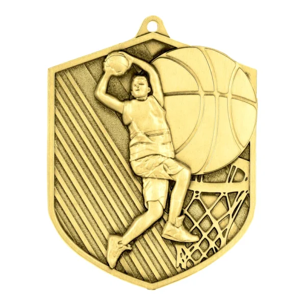 Medal odlewany MD8048 — Koszykówka