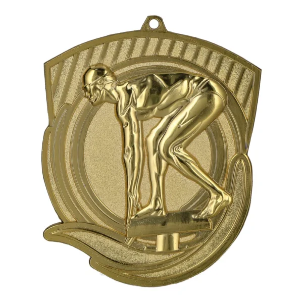 Medal odlewany MD8062 — Pływanie