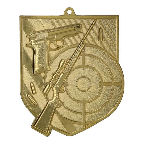 Medal odlewany MD8063 — Strzelectwo