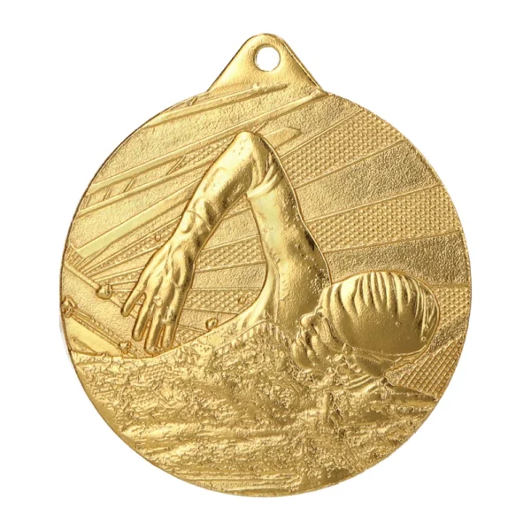 Medal metalowy ME003 — Pływanie