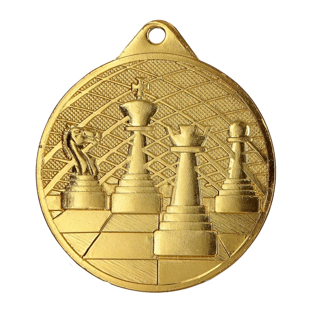 Medal metalowy MMC34050 — Szachy