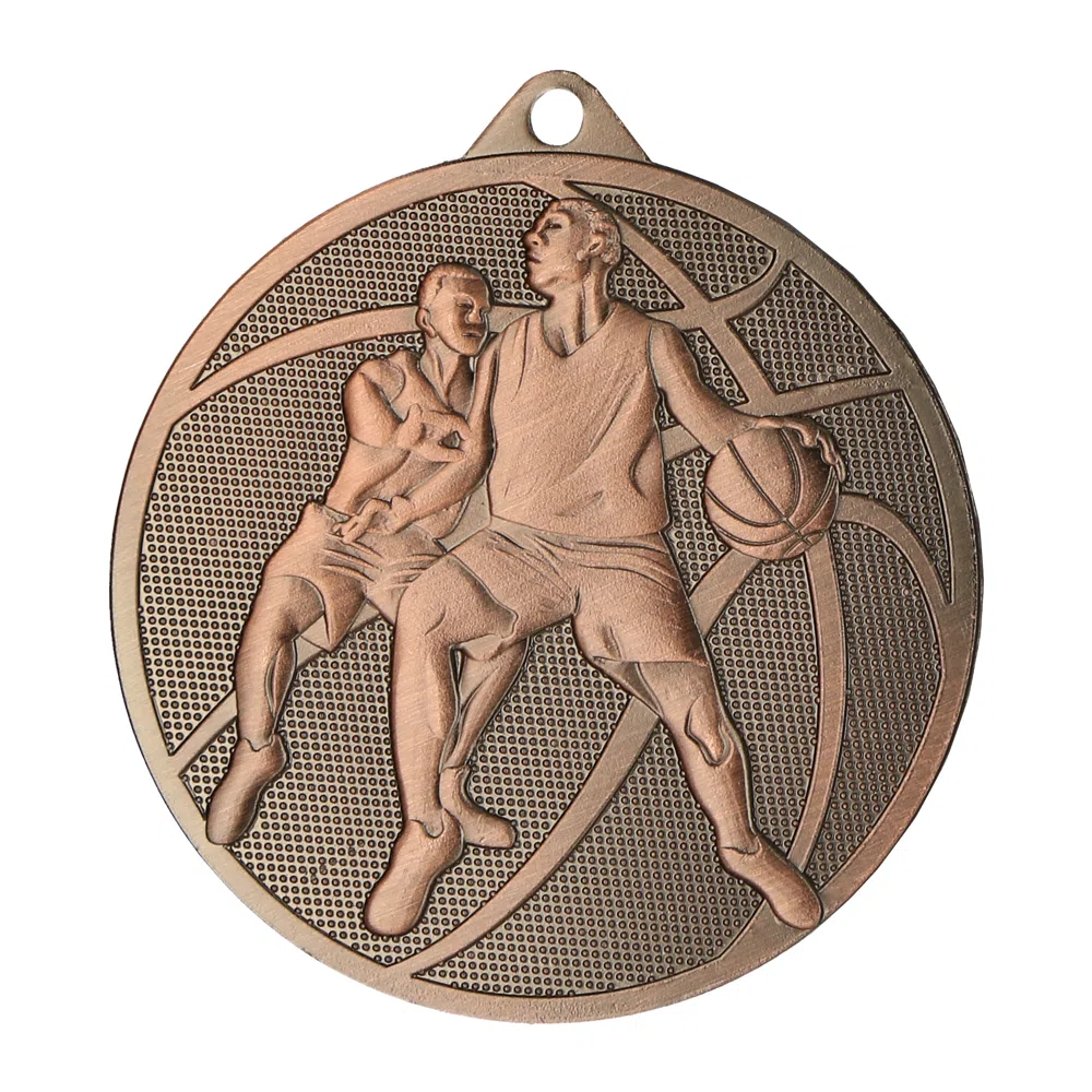 Medal metalowy MMC40050 — Koszykówka - obrazek 3