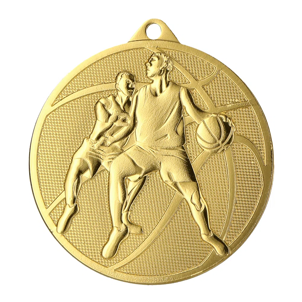 Medal metalowy MMC40050 — Koszykówka