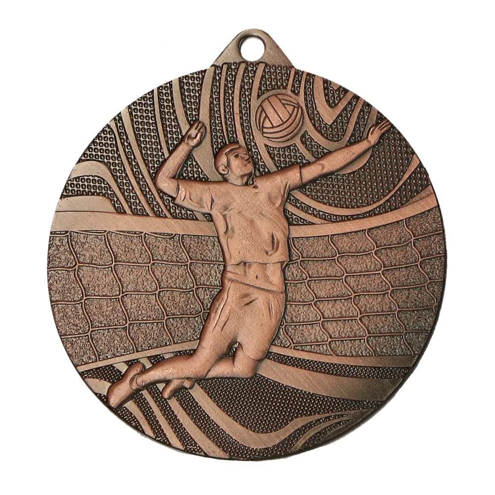 Medal metalowy MMC41050 — Siatkówka - obrazek 3