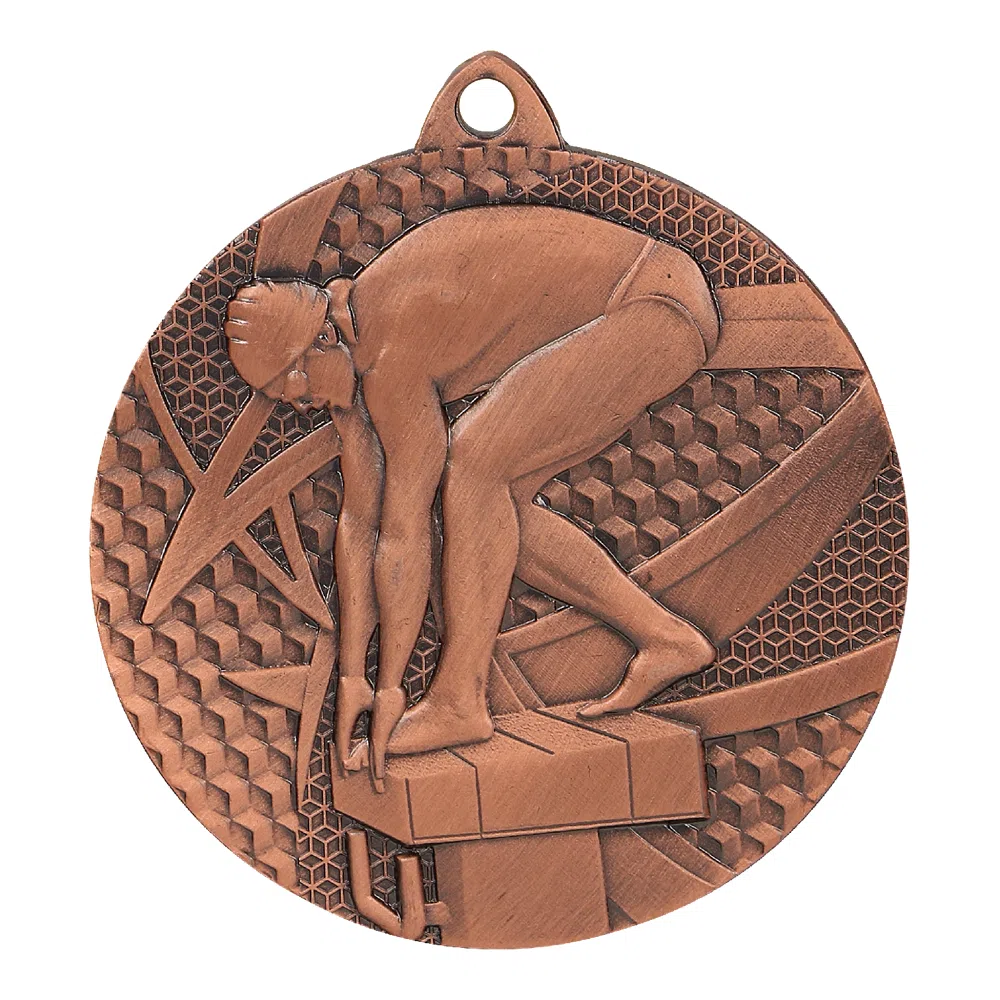 Medal metalowy MMC7450 — Pływanie - obrazek 3