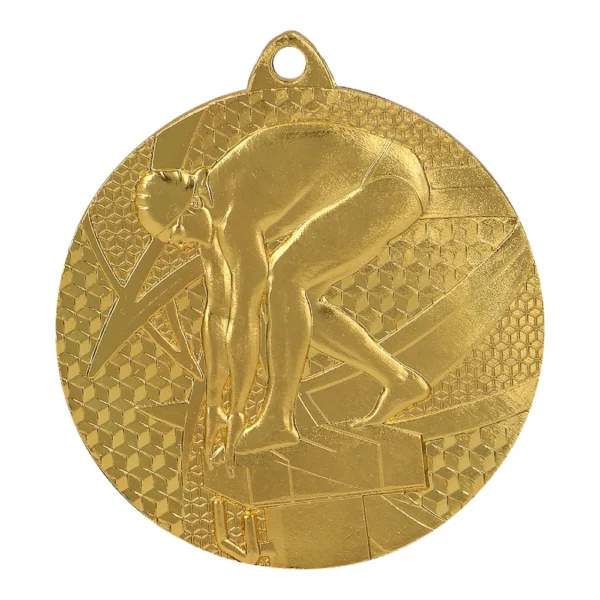 Medal metalowy MMC7450 — Pływanie