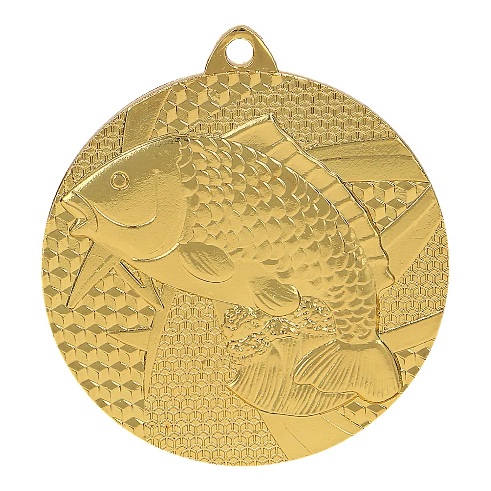 Medal metalowy MMC7950 — Wędkarstwo