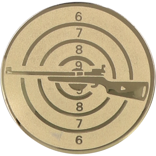 Emblemat aluminiowy A50 — Strzelectwo