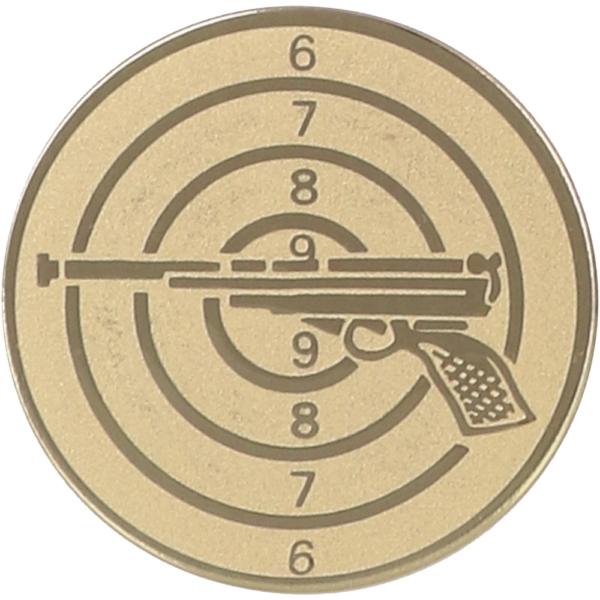 Emblemat aluminiowy A51 — Strzelectwo
